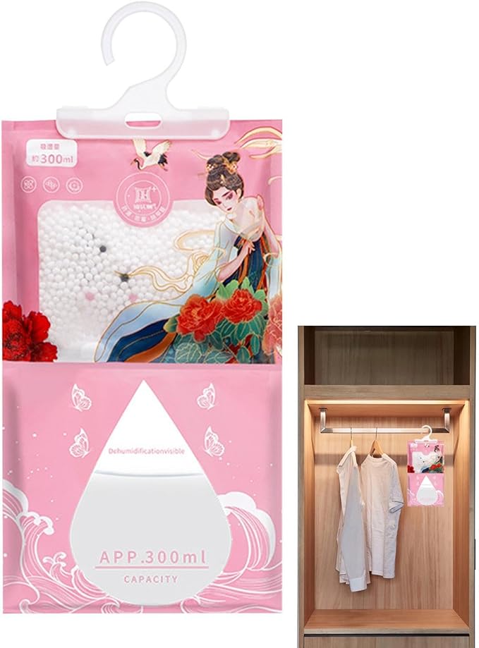 Wardrobe Dehumidifier Bags, Moisture Absorber,120g Car Dehumidifier Moisture Absorbers - Flexible Dehumidification Bag for Bedrooms, Basements, Bookcases by Unknown