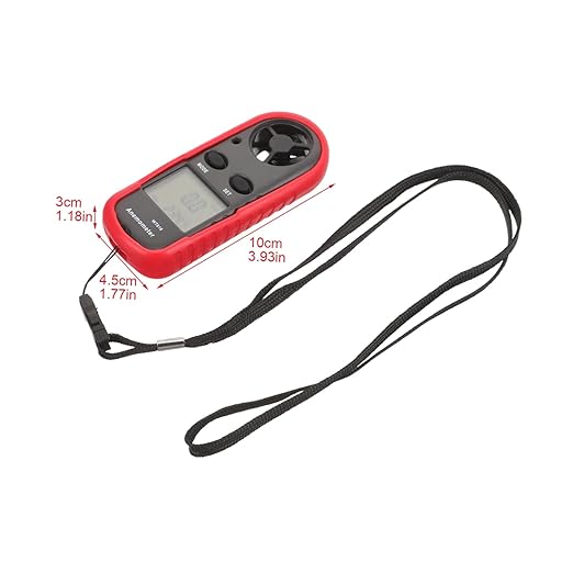 Cabilock Mini Digital Handheld Anemometer Air Flow Measurement Wind Air Velocity for Outdoor Use Environmental Monitoring Ventilation Systems - Image 2