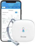 Govee Smart Thermometer Hygrometer, WiFi Humidity Temperature Sensor with App Notification Alert, 2 Years Free Data Storage Export, Wireless Remote Monitor for Room Greenhouse Incubator Wine Cellar by Govee