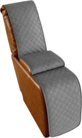 Arfntevss Recliner Sectional Couch Covers for Reclining Sectional L Shape Sofa Cover Non Slip Washable Recliner L Shaped Slipcover Middle Console Protector (1 Console Cover, Dark Gray) by Arfntevss
