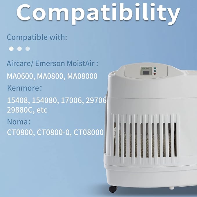 MAF2 Humidifier Filter Compatible with Aircare MA0800, MA0600, Kenmore 17006, 15408, Esscik Air MiostAIR MA0800, MA0600, 3 Packs - Image 2