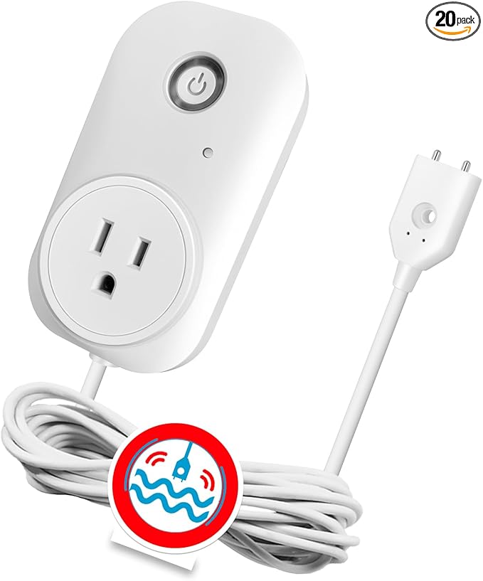 Smart Overflow Detection Sensor - Water Overflow Alarm with Real-Time Alerts for Home, Office & Basement Protection by Brezoo