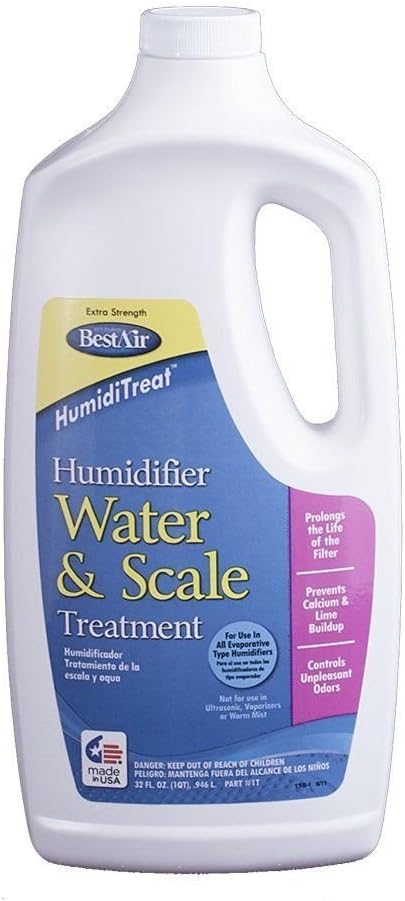 BestAir 1T-6 Humiditreat Extra Strength Humidifier Water Treatment 32 oz. (4 Pack) by FreudenbergFiltrationTechnologies