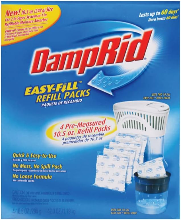 DampRid Easy Fill Moisture Absorber Refill No Scent 42 oz (Pack of 2) - Image 2