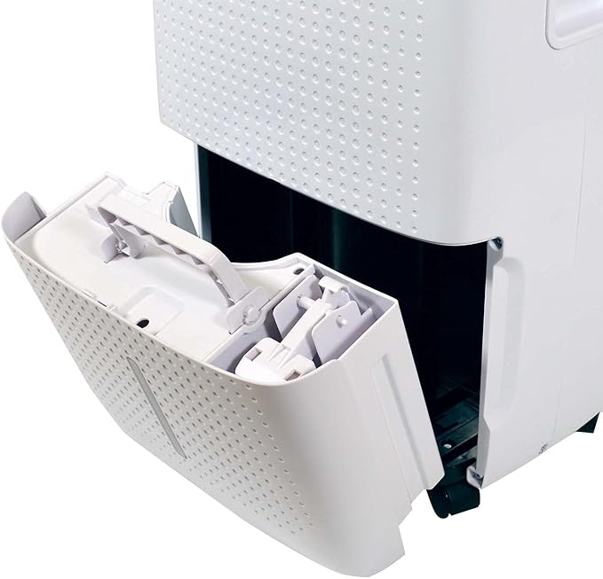 Soleus Air Energy Star Rated 1,800 SqFt., 25 Pint Dehumidifier With Mirage Display and Tri-Pat Safety Technology (25 Pint), White - Image 4