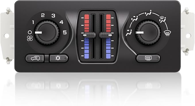 599-210XD Climate Control Module AC Control Panel Fit for 2003-2007 Chevy GMC Buick Cadillac Isuzu Saab Vehicle - Silverado Sierra 1500 2500 3500 Tahoe Suburban Avalanche Trailblazer Envoy Yukon 9-7X by HOME