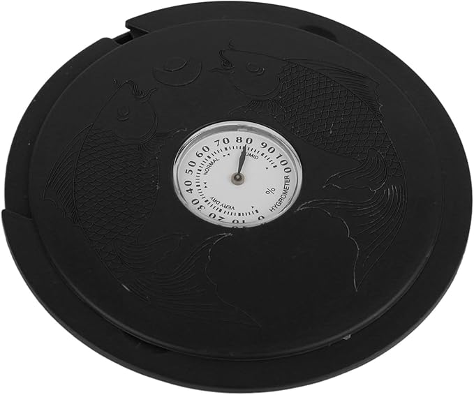 Guitar Humidifier Anti Drying, Acoustic Guitar Sound Hole Humidifier with Hygrometer, Precise Humidity Measurement Tool for Wood Protection, Portable Guitar Care Accessory (Black) - Image 8
