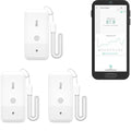 YoLink Smart Freezer Thermometer, LoRa Wireless Fridge Temperature Sensor 3-Pack, Ideal for Refrigerator, Freezer, Greenhouse, Pet Cage, App & SMS Alerts, 5-Year Battery, Hub Requied by YoLink