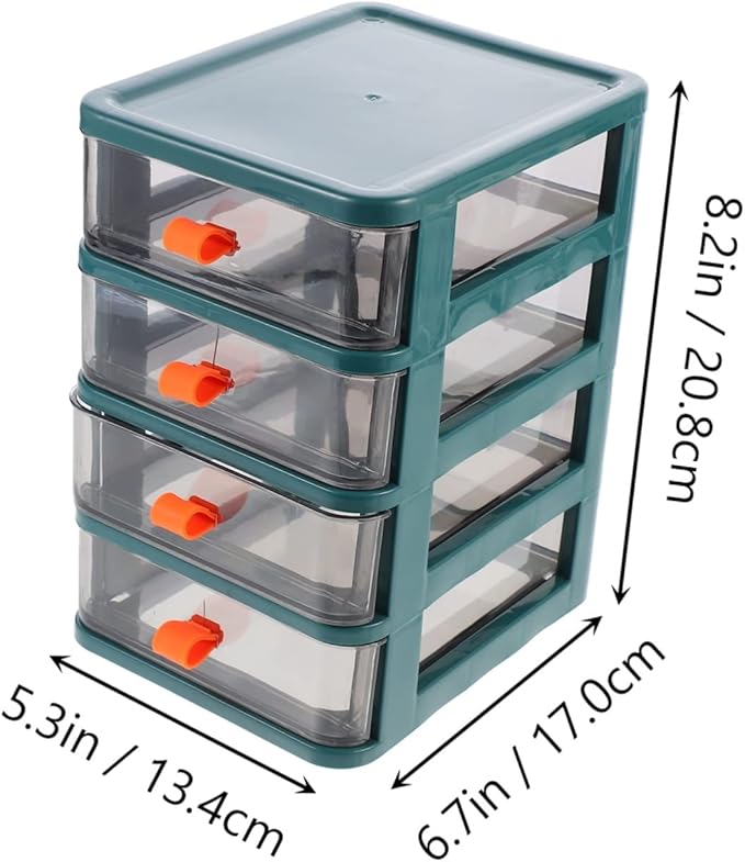 Cosmetic Storage Box Mini Organizer Desk Shelf Organizer Portable Jewelry Box Desktop Storage - Image 2