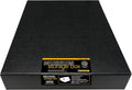 Lineco Museum Archival Storage Box, 16.75x20.75x3 in. Drop Front Design. Acid-Free with Metal Edge. Organize Photos, Pictures, Prints, Documents, Crafts, DIY. Black, 1 Pack by Lineco