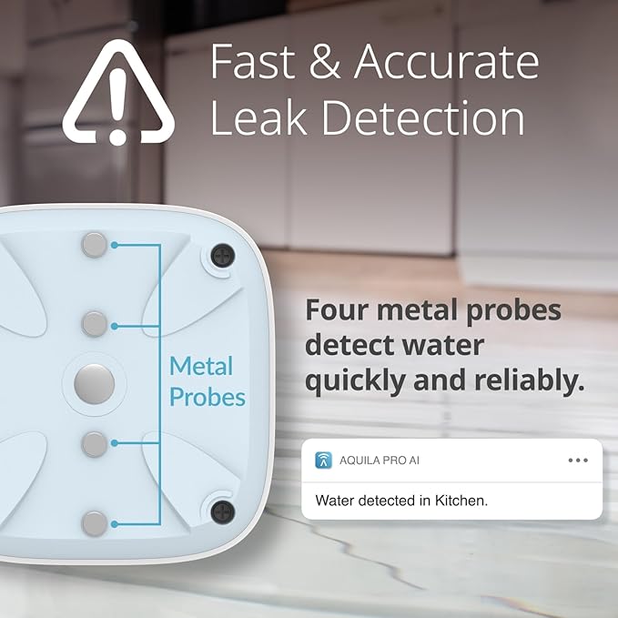 D-Link Add-on Remote Battery-Powered Water Leak Sensing Pod, Long-Range, Compatible Only with SW-A11KT, Single and Multi-Pack (SW-A2) - Image 7