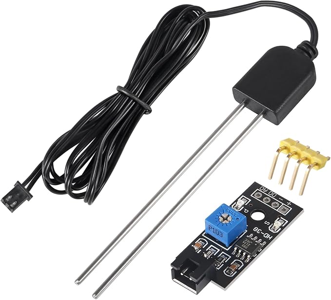 5 Sets Soil Moisture Sensor, Resistive Soil Moisture Meter, Soil Hygrometer Sensor Test Kit with Corrosion Resistant Probe Digital Analog Signal Output for Garden Automatic Watering System - Image 5