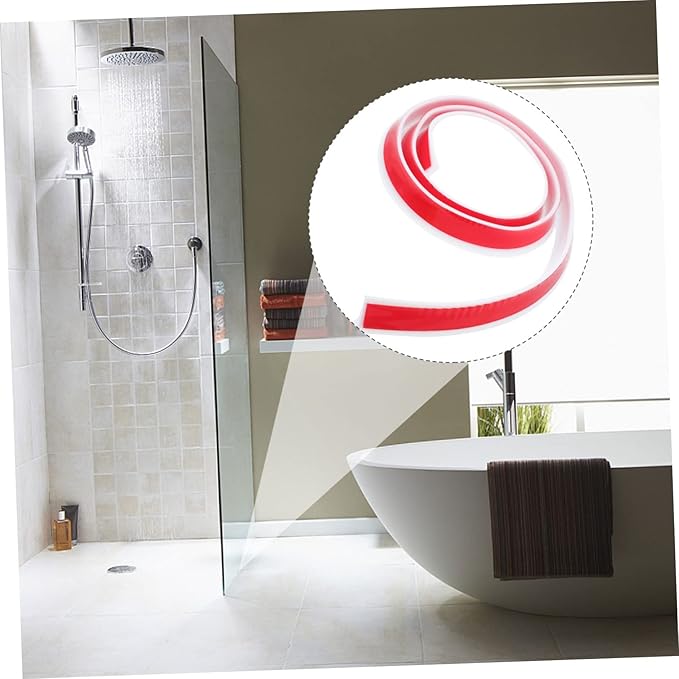 LIFKOME 1pc Self-Adhesive Bathroom Strip Water Retaining Strip for Kitchen and Bathroom Seal for Showers Counters Toilets Durable Easy to Install - Image 4
