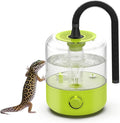 Terrarium Humidifier 2.5L – Top-Fill Ultrasonic Reptile Mister System, Adjustable Cool-Mist Fogger with Quiet Auto Shut-Off, Single/Dual Hose Mister for Reptile Tank & Vivariums by LURMMUE