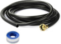12FT Dehumidifier Drain Hose with 3/4 Inch FHT Connector, 18FFDHMH01 Dehumidifier Hose Compatible with Most Dehumidifier Brands, Corrosion-Resistant Brass Fittings for a Secure, Leak-Proof Connection by Alocs