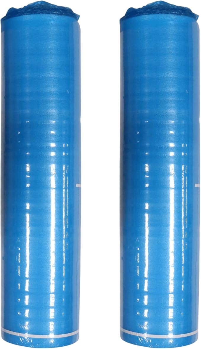 AMERIQUE 400SQFT 4TH Generation Blue 3MM Thick Flooring Underlayment Padding 3-in-1 Heavy Duty Foam with Tape & Vapor Barrier by AMERIQUE