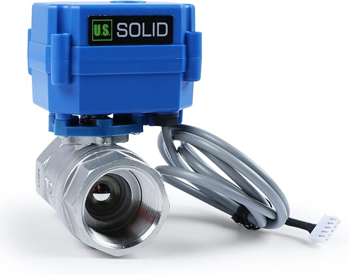 U.S. Solid Water Leak Detector - Water Alarm Leak Detect System with 1” Automatic Shut-Off NSF Certified 304SS Motorized Ball Valve, Controller and 3 Sensors and Sound Alarm - Image 3