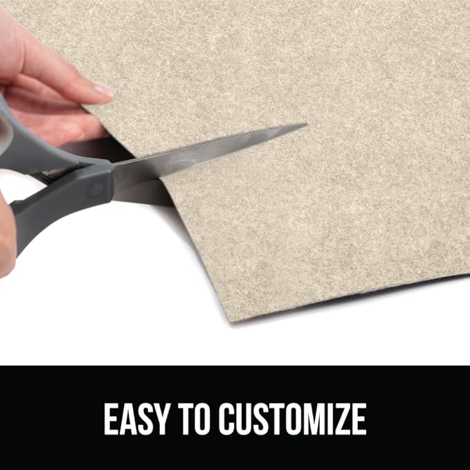 GORILLA GRIP LeakGuard Non-Adhesive Under Sink Mat for Kitchen Cabinet, 24x60, Waterproof Quick Dry Shelf Liner, Durable Absorbent Felt Mats for Bathroom Sinks, Cabinets, Dresser, Easy to Trim, Beige - Image 5