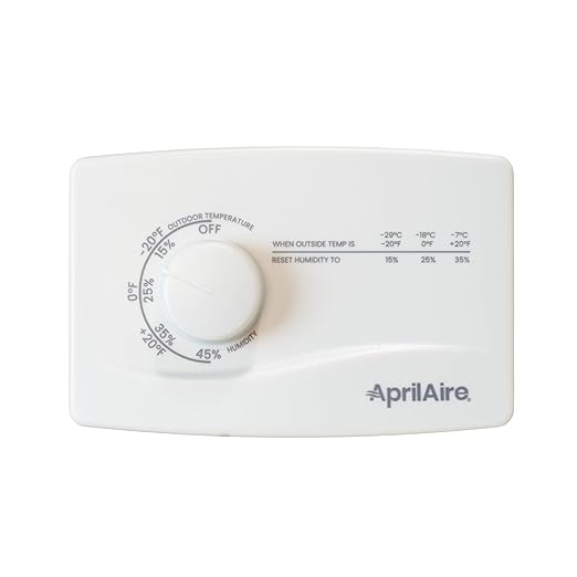 AprilAire 4655 Manual Whole-House Duct or Wall Mounted Humidifier Control Humidistat for AprilAire Whole-House Humidifiers, Low Voltage 24VAC - Image 5