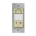 TOPGREENER Humidity Sensor Switch with PIR Lighting Motion Sensor, Neutral Wire Required, Air Moisture Detection for Ventilation Fan, Bathroom Fan Automated Control, UL Listed, TDHOS5-I, Ivory by TOPGREENER