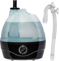 Evergreen Pet Supplies Reptile Fogger & Humidifier - Adjustable Fog Output for Mini Terrarium Fogger - 2 L Tank with Auto Shut-Off for Tortoise Humidifier - 2 L, Black/Clear by EvergreenPetSupplies