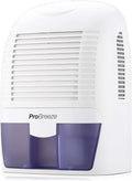 Pro Breeze Electric Mini Dehumidifier, 2200 Cubic Feet (250 sq ft), Compact and Portable for High Humidity in Home, Kitchen, Bedroom, Basement, Caravan, Office, Garage by ProBreeze