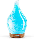 Porseme 150ml Essential Oil Diffuser Glass Color Changing Aroma Air Diffusers Aromatherapy Ultrasonic Cool Mist Humidifier 6 Running Hours Waterless Auto-Off for Sleeping Yoga Office Spa (Blue Wave) by Porseme