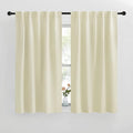 NICETOWN RV Curtains for Camper Windows - (Beige Color) 42x50 Inch, 2 Panels Set, Thermal Insulated Room Darkening Blackout Drapes/Draperies with Rod Pocket & Back Tab for Half Window by NICETOWN