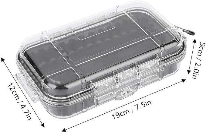 Tbest Waterproof Dry Box Airtight Outdoor Shockproof Storage Case Multipurpose Carry Box Container Inner Rubber Pad Detachable 4 Colors - Image 5