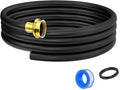 12FT Dehumidifier Drain Hose with 3/4 Inch FHT Connector, Featuring Rust-Resistant Brass Fittings for Leak-Proof Connection, Perfectly Compatible with Most Dehumidifier Brands(7 Length Options) by Ebusin