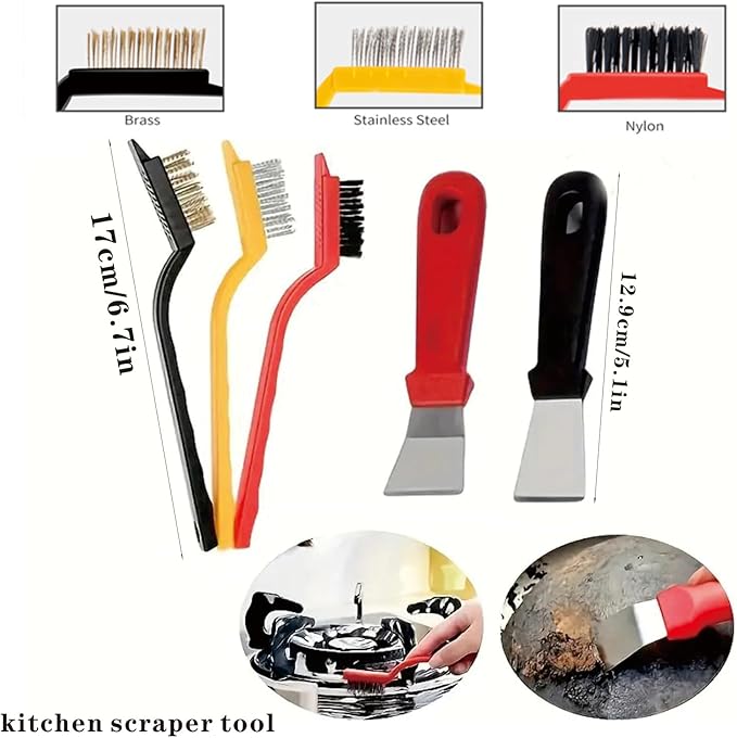 14Pcs Crevice Gap Cleaning Brush,Door Window Track Groove Corner Crevice Cleaning Brushes for Cleaning Window Grooves, Bathroom, Toilet Corner, Kitchen, Faucet, Sink, Keyboards(14PCS) - Image 4