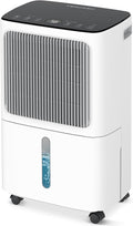2500 Sq.Ft Dehumidifier for Basement with Drain Hose Max 34 Pints, VEAGASO Dehumidifiers for Home, Large Room, Bathroom, Bedroom, Three Modes, Intelligent Humidity Control, Dry Clothes, 24HR Timer by VEAGASO