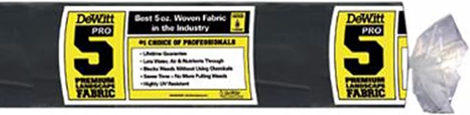 Dewitt Pro-5 Weed Barrier Fabric 5 oz, 3 x 250 Feet – Heavy-Duty Woven Landscape Ground Cover Mat for Raised Garden Bed, Greenhouse Gardening, Outdoor Landscaping, and Commercial Planting - Image 9