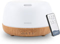 300ML Essential Oil Diffuser with 7-Color LED Lights and Remote Control, Modern Minimalist Design, High-Efficiency Ultrasonic Mist Aromatherapy Diffuser for Home by SEEDSEEL