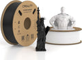 Official CREALITY Hyper PLA Filament 1.75mm Black & White 2KG, 30-600mm/s High Speed PLA Rapid 3D Printer Filament, 2 Pack 1kg Spool(2.2lbs), Dimensional Accuracy +/-0.02mm, Fit Most FDM 3D Printer by Creality