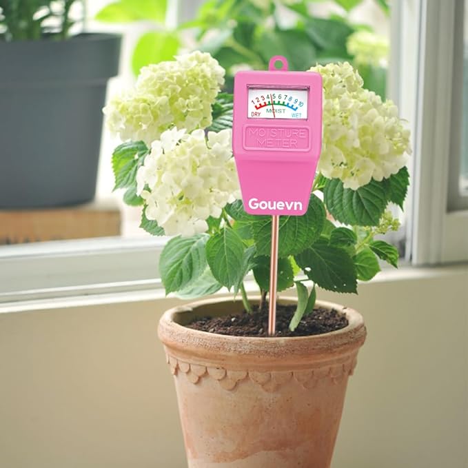 Soil Moisture Meter, Soil Tester Plant Moisture Meter for House Plants, Plant Water Meter Hydrometer Plant Sensor for Indoor Plant Care, No Battery Needed (Pink) - Image 5