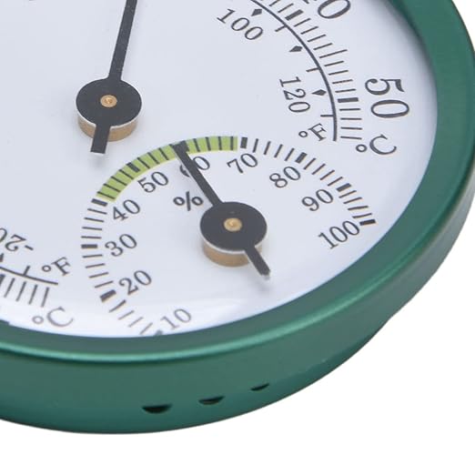 Mini Indoor Thermometer Hygrometer, 2 in 1 Temperature Humidity Meter No Battery Required Mini Wall Hanging Thin Temperature Humidity Monitor Gauge - Image 8