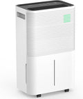 ZAFRO Dehumidifiers for Home, Bathroom, Bedroom, 45 Pints (50 Pint Under 90°F/90% RH) Dehumidifier with Auto Defrost, 4L Water Tank, 3 Colors LED Light, White by ZAFRO