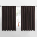 NICETOWN Blackout Curtains for Bedroom, Blackout Curtain Panels, Toffee Brown, 1 Pair, 62 by 63-inch, Window Treatment Energy Saving Thermal Insulated Solid Rod Pocket Blackout Drapes/Draperies by NICETOWN