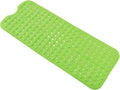 Anti-Slip Bathtub Shower mat, 39.3×15.7 inch（Approximately 100 × 40cm） Soft Oversized Machine Washable Non-Slip Bathtub mat with Drainage Holes, Bathroom Floor Suction Cup.（1-Opaque Pea Green） by ERASILKEN-X