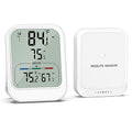 ORIA Digital Thermometer Hygrometer, Wireless Indoor Outdoor Thermometer, Temperature Humidity Monitor with MAX/MIN Record, ℃/°F Switch, Comfort and Trend Indication, for Home, Cellar, Greenhouse by Oria