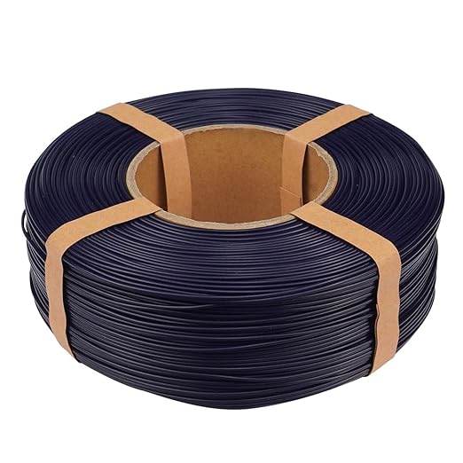 Inland V2 PLA PRO (PLA+) 3D Printer Filament Refill, 1.75mm Spooless Filament, Dimensional Accuracy +/- 0.03mm, 1KG (2.2lbs) Dark Blue Refill for Inland Reusable Spools, Bambu Lab Compatible - Image 3