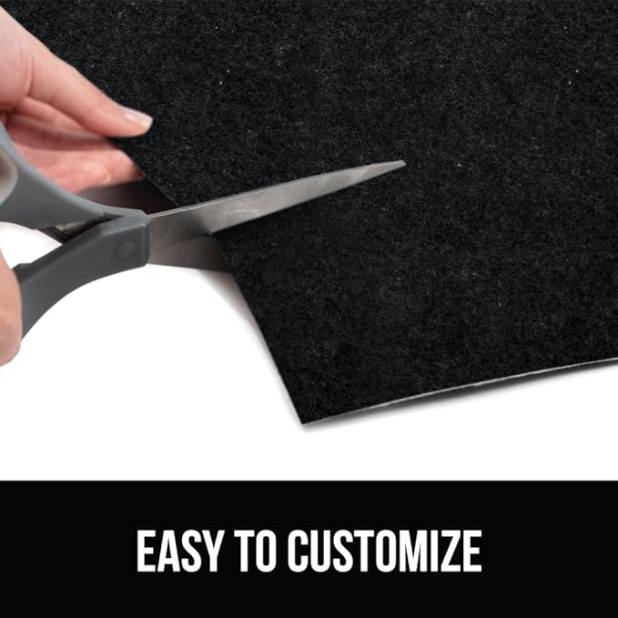 GORILLA GRIP LeakGuard Non-Adhesive Under Sink Mat for Kitchen Cabinet, 24x60, Waterproof Quick Dry Shelf Liner, Durable Absorbent Felt Mats for Bathroom Sinks, Cabinets, Dresser, Easy to Trim, Black - Image 5