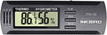 Inkbird ITH10 Digital Thermometer & Hygrometer, Black, Wall Mount, DC 3V, for Greenhouse Indoor Use Temperature & Humidity Monitor with Min/Max Memory by Inkbird