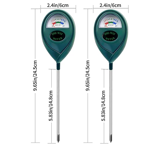 2 Pcs Green Soil Moisture Meter, Plant Water Meter, Moisture Meter for Plants, Soil MoistureTester, Soil Water Gauge for Plants, Plant Moisture Monitor No Battery Needed (Green+Green) - Image 7