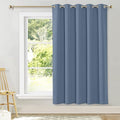 NICETOWN Bedroom Window Blackout Curtain Panel - Thermal Insulated Blackout Drape/Drapery for Loft, Guestroom (Stone Blue, 1 Panel, 70 x 72 inch) by NICETOWN