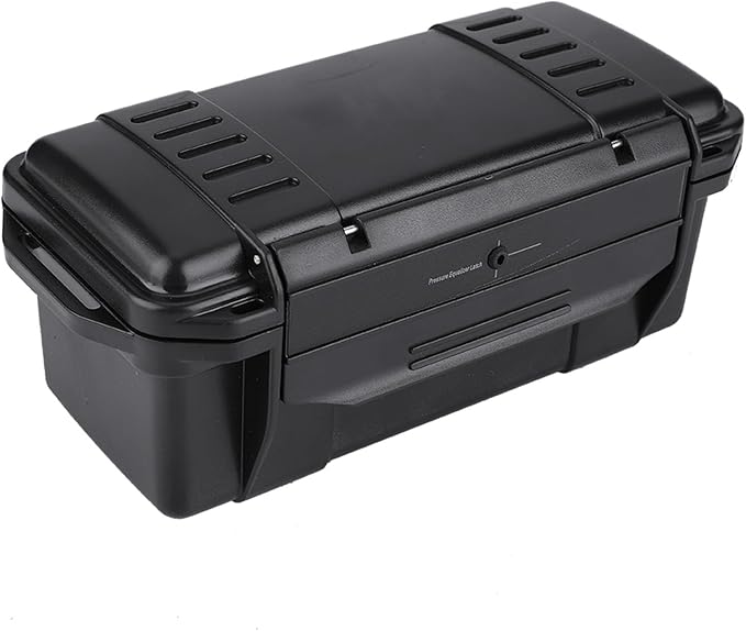 Gonetre Waterproof Shockproof Storage Case, Outdoor Sealed Box for Small and Miniature Electronic Devices, Professional Use for Equipment, ABS Material, Black, 1 Pack (Type C waterproof by Gonetre