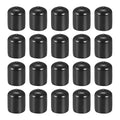 DMiotech 20 Pack 5/8" ID Black Screw Thread Protectors Rubber End Caps Bolt Covers for Screw Bolt Furniture Pipe by DMiotech