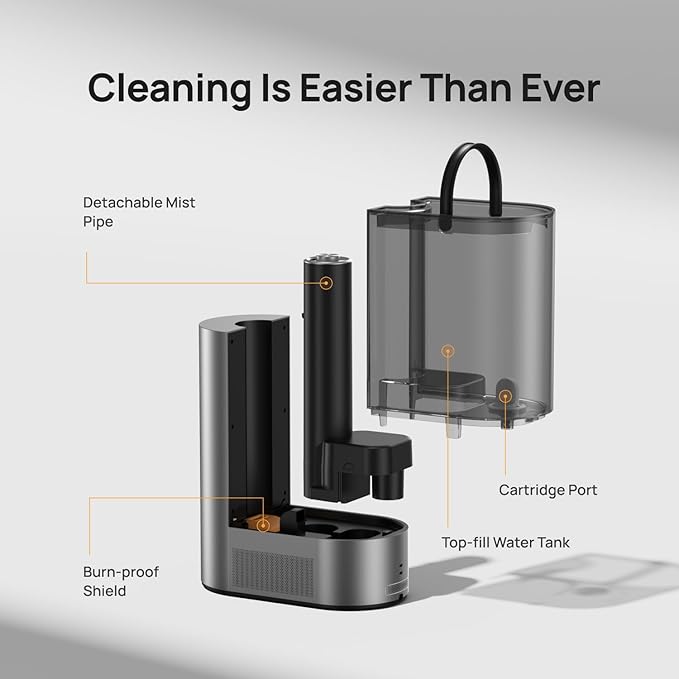 DREO 6L Humidifiers for Bedroom, Smart Warm & Cool Mist for Large Room, 60Hr Quiet Runtime for Baby, Plant, Humidity Sensor, Indicator Light, 12H Timer, Google/Alexa, HM713S - Image 7