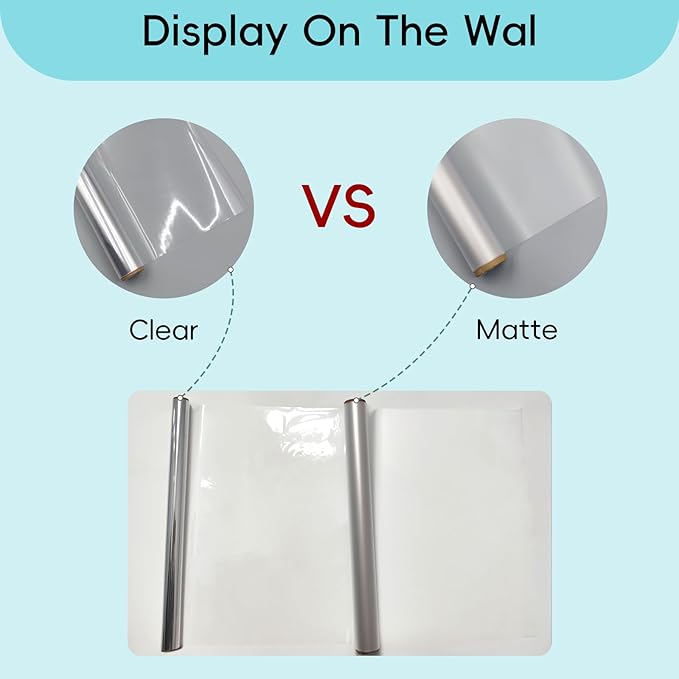 Wall Protector Clear Contact Paper Electrostatic Absorption Wall Protective Film Removable Walls Covering Oil Proof Waterproof Back Splash Protectors (C-Matte Wall Cover, 17.73INx788IN) - Image 4